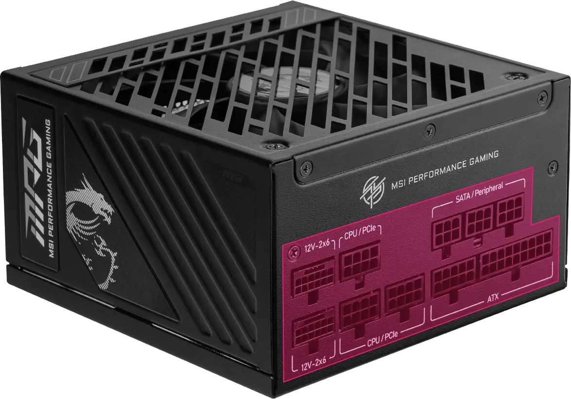 MSI MPG A1000GS PCIE5 II, USA, 1000W Power Supply, Fully-Modular